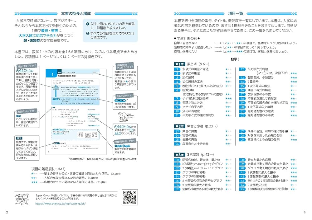 Amazon.co.jp: Super Quick 数学I+A : 数研出版編集部: Japanese